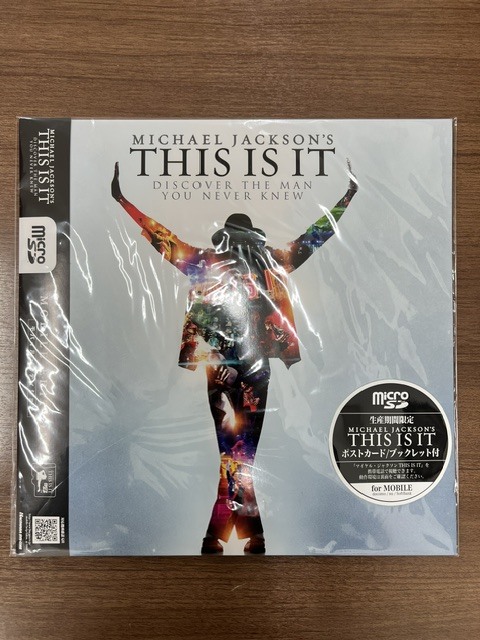 笠G「36157」MICHAEL JACKSON’S／マイケル・ジャクソン THIS IS IT モバイル・エディション microSD