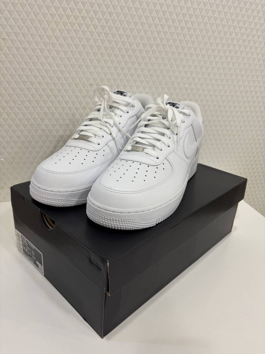 G「36463」未使用タグ付 ナイキ NIKE AIR FORCE1 エアフォースワン　 ’07 FD1146-100 ホワイト スニーカー 29ｃｍ　フライイーズ