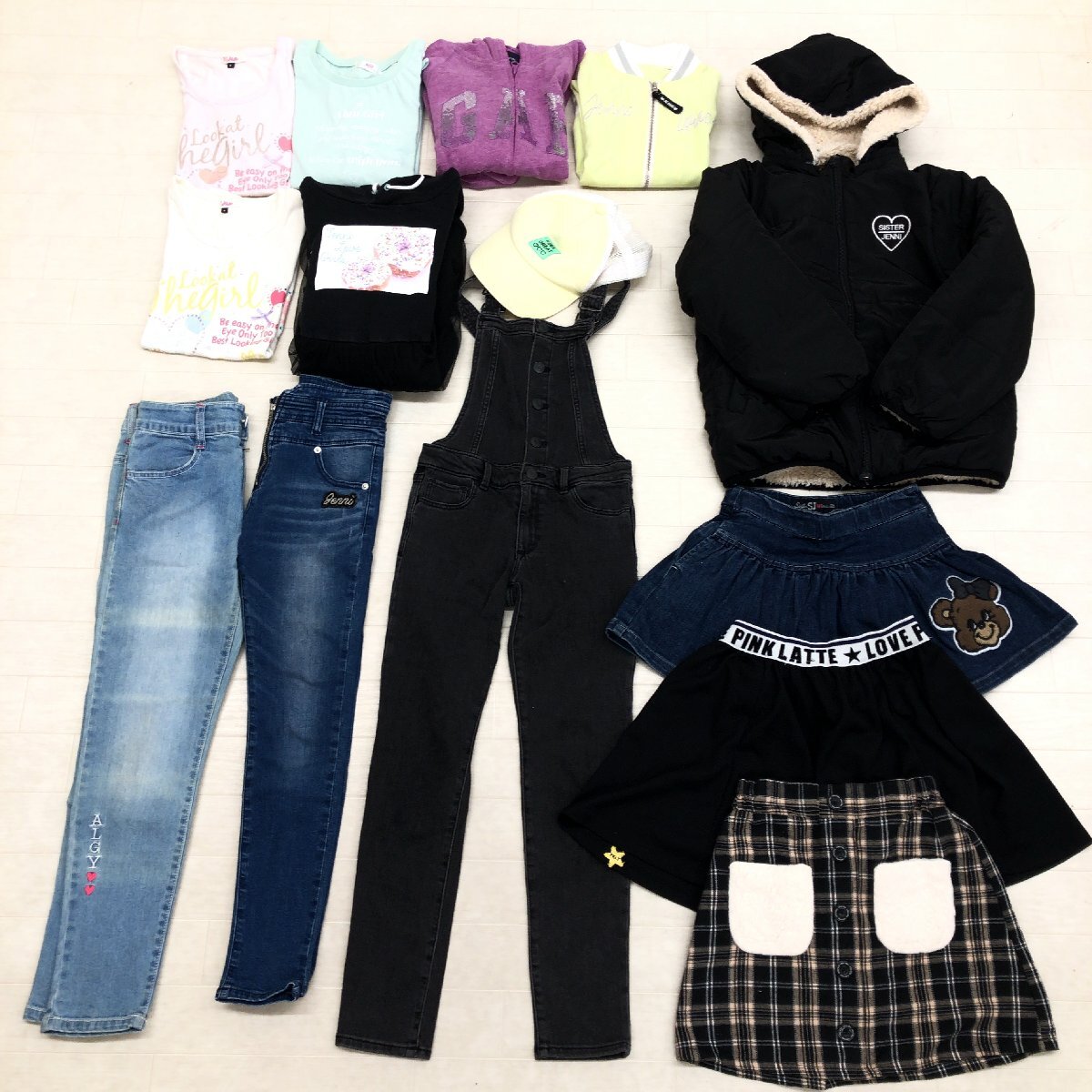 ★子供服 女の子 ティーン系 全てブランド ジェニー アルジー ピンクラテ ラビラビ 他 130cm 140cm 14点セット 大量 まとめ売り キッズ