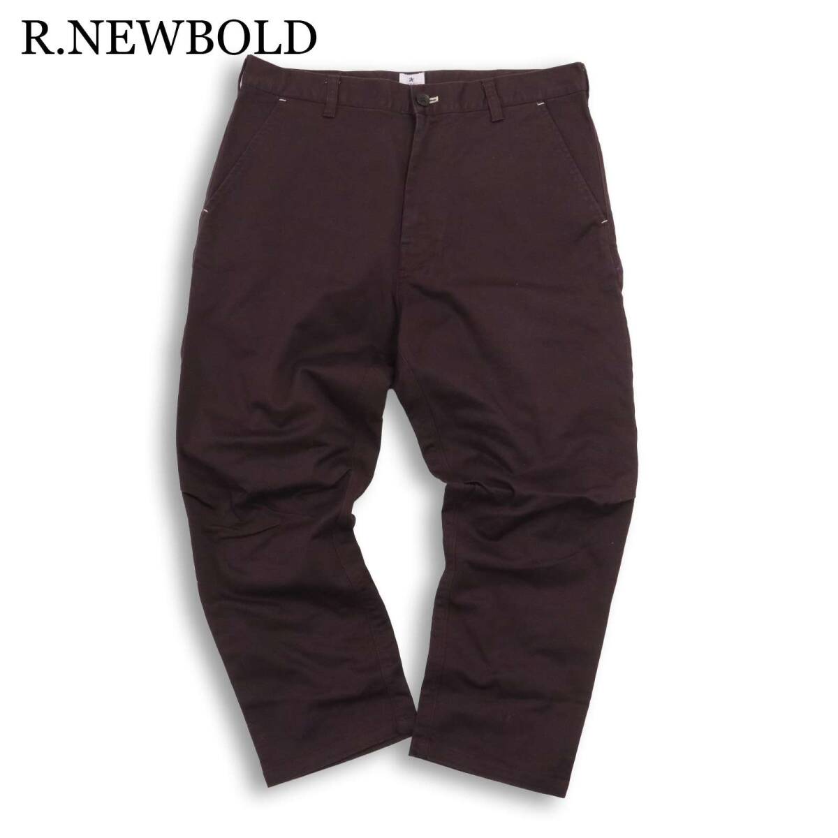 R.NEWBOLD ポールスミス 春夏★ ストレッチ ツイル アンクル チノ パンツ Sz.L メンズ