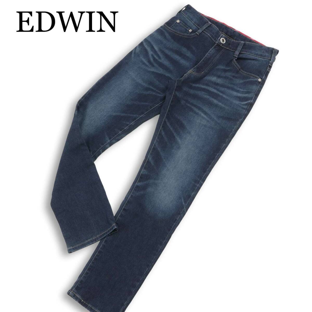 EDWIN エドウィン【JMH32】 ジャージーズ USED加工 ストレッチ スリム デニム パンツ ジーンズ Sz.S メンズ 日本製