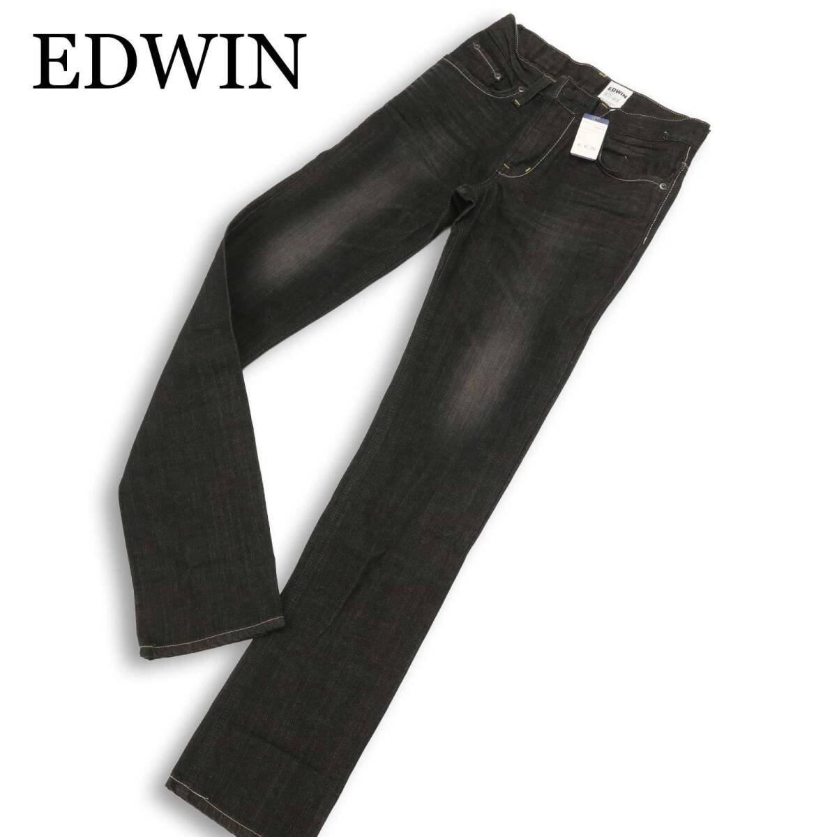 未使用★ EDWIN エドウィン 【402EG】 USED加工 デニム ストレッチ スリム パンツ ジーンズ 日本製 Sz.28 メンズ