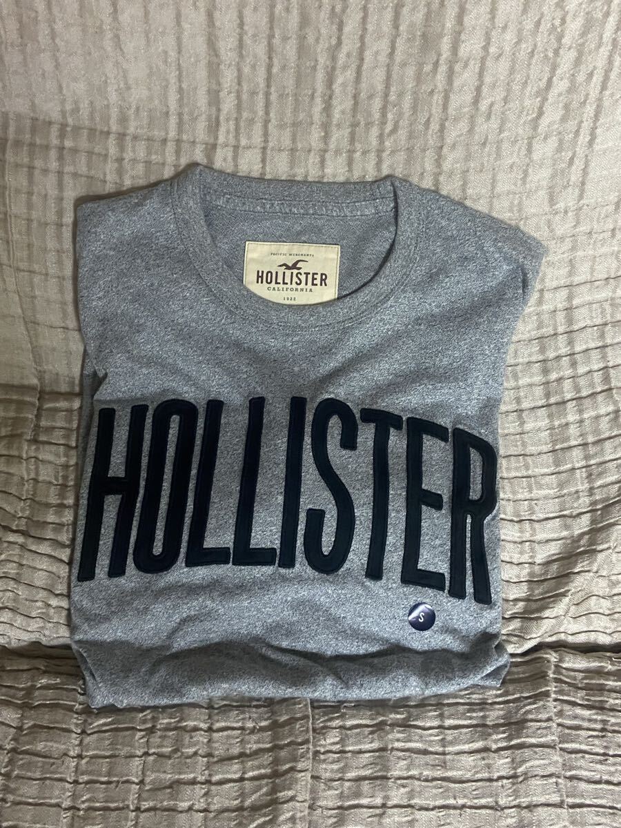 ★★送料込　ホリスター　tシャツ サイズS グレHOLLISTER ★★