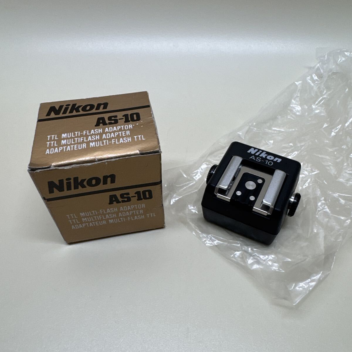 Nikon AS-10 Flash unit coupler ガンカプラー 三脚アダプター ニコン★w1071