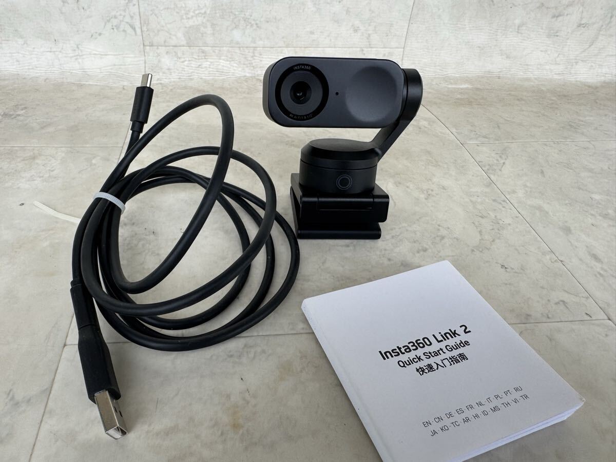 Insta360 CINSABNB Link 2 WEBカメラ PC周辺機器 中古 ★a2642