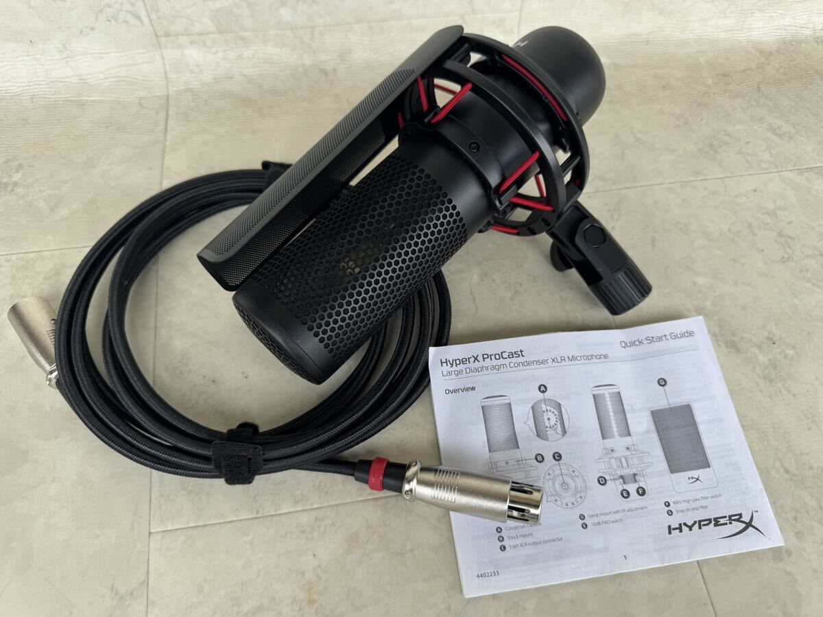 HyperX ProCast XLR コンデンサーマイク★a2639