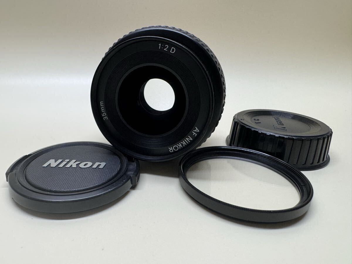 美品　ニコン NIKKOR AF 35mm 1:2D 単焦点レンズ★w1089