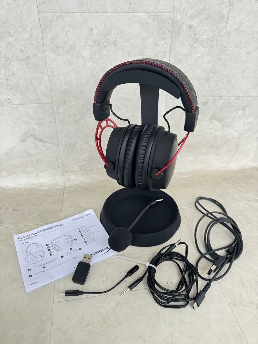 HyperX Cloud Alpha Wireless ゲーミングヘッドセット★a2641