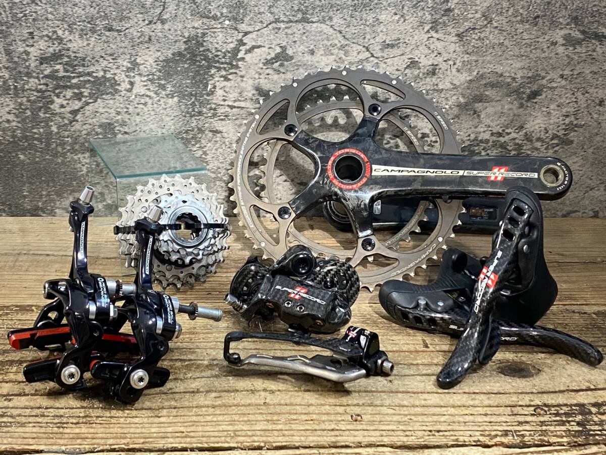 JO969 カンパニョーロ CAMPAGNOLO スーパーレコード SUPER RECORD コンポセット 11S 53/39T 172.5mm 11-25T