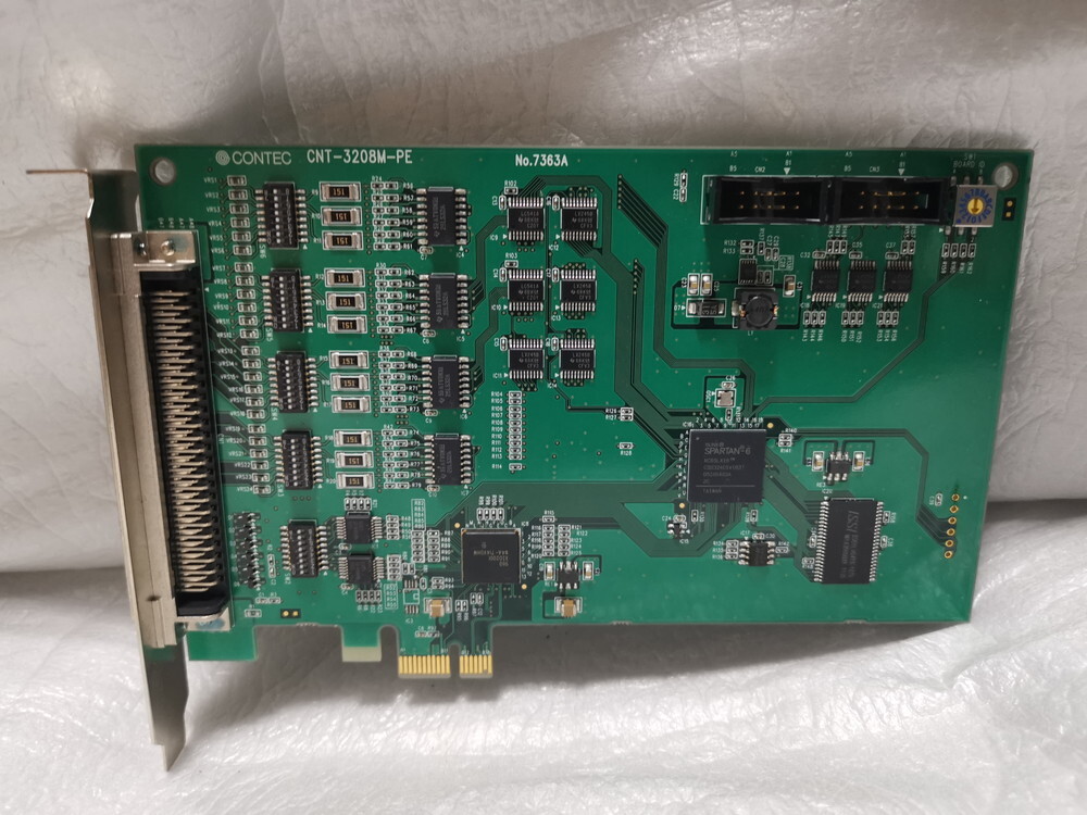 ★動作保証美品★ CONTEC CNT-3208M-PE 高性能8ch カウンタ PCI Express ボード(32bit アップダウンカウント 10MHz)