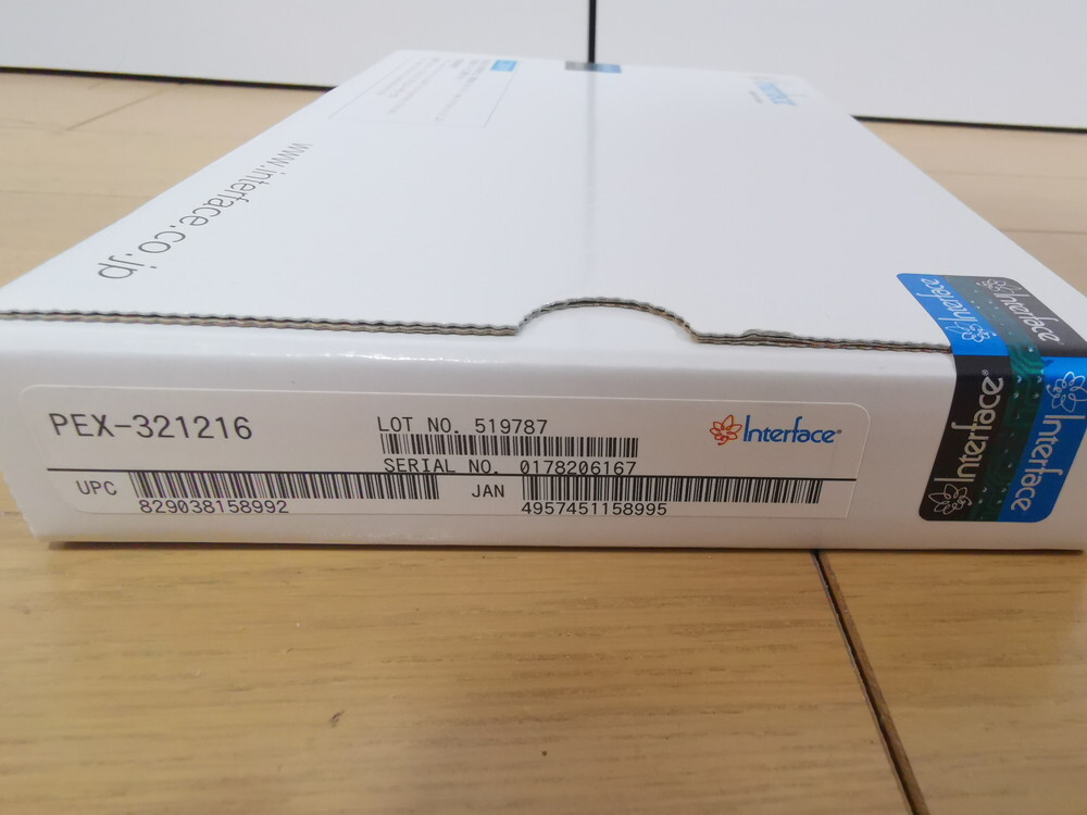 ★新品 Interface PEX-321216 AD変換・DIO等複合高機能 PCI-Expressボード