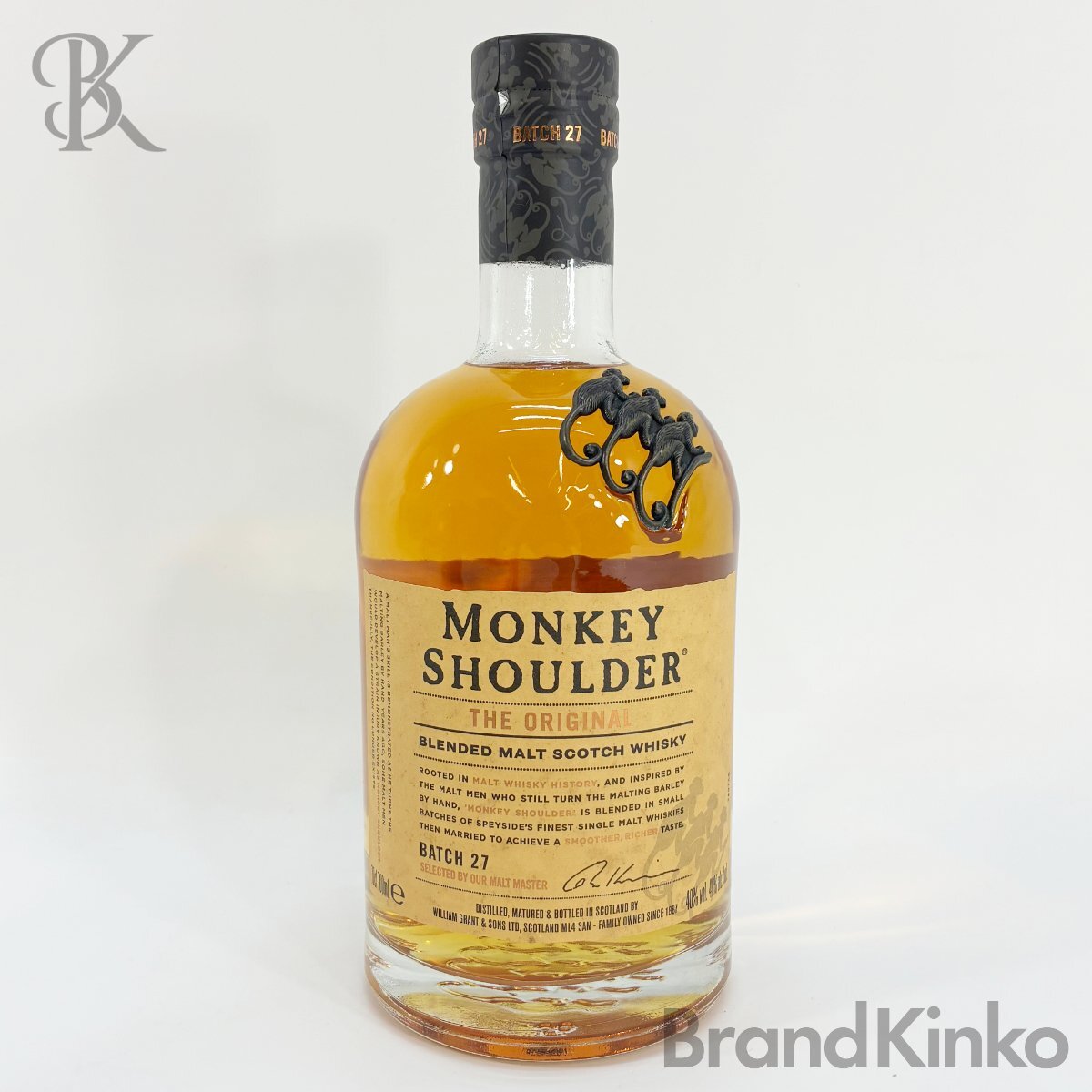 モンキーショルダー オリジナル 700ml 40％ ブレンデッド スコッチ ウィスキー 古酒 洋酒 未開栓 MONKEY SHOULDER ★