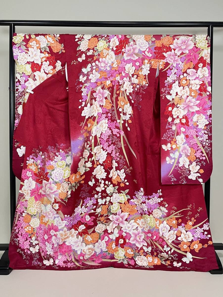 IROHA◆振袖◇【tc7063】成人式 卒業式◆正絹【中古】【もりはなえ】