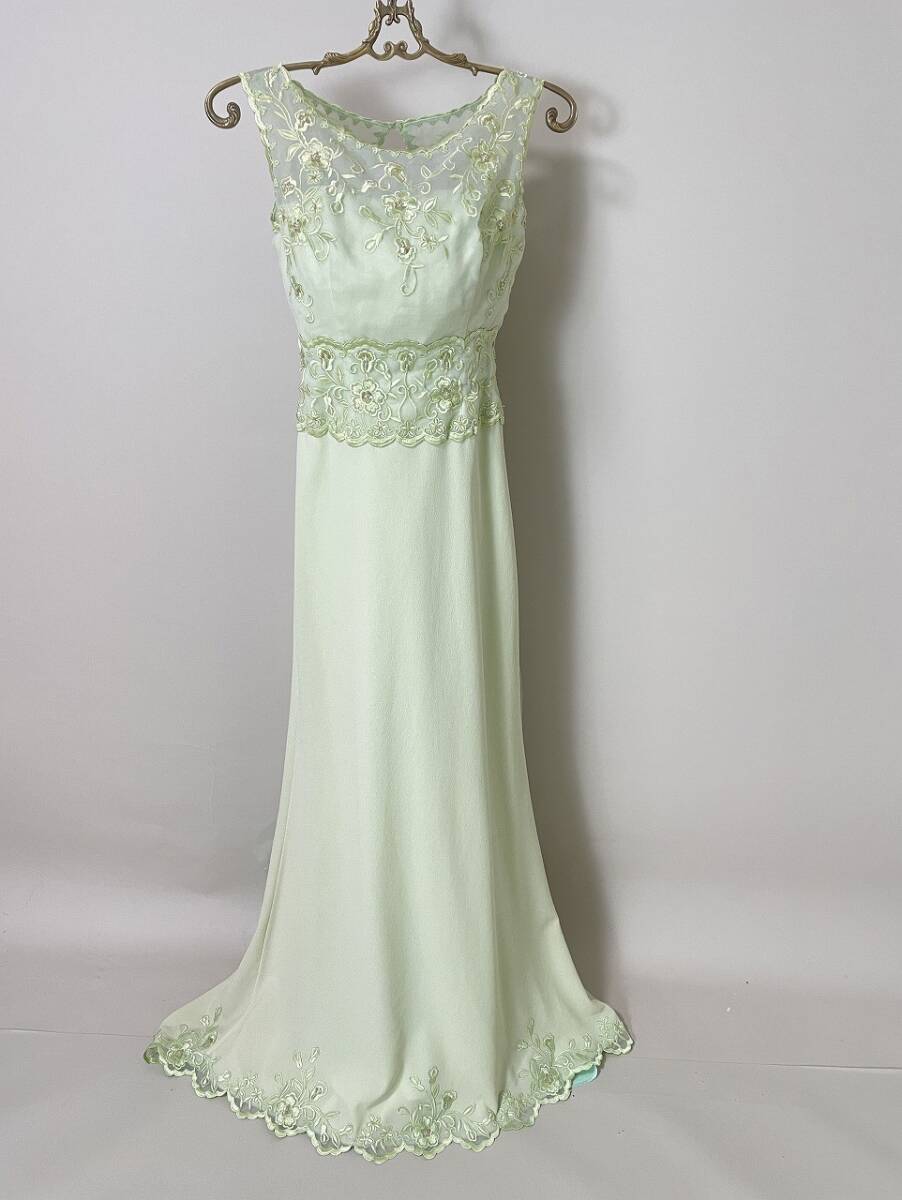 IROHA◆ウエディングドレス◆カラードレス【tc7121】 結婚式【うすグリーン】【リサイクル】※※同梱不可