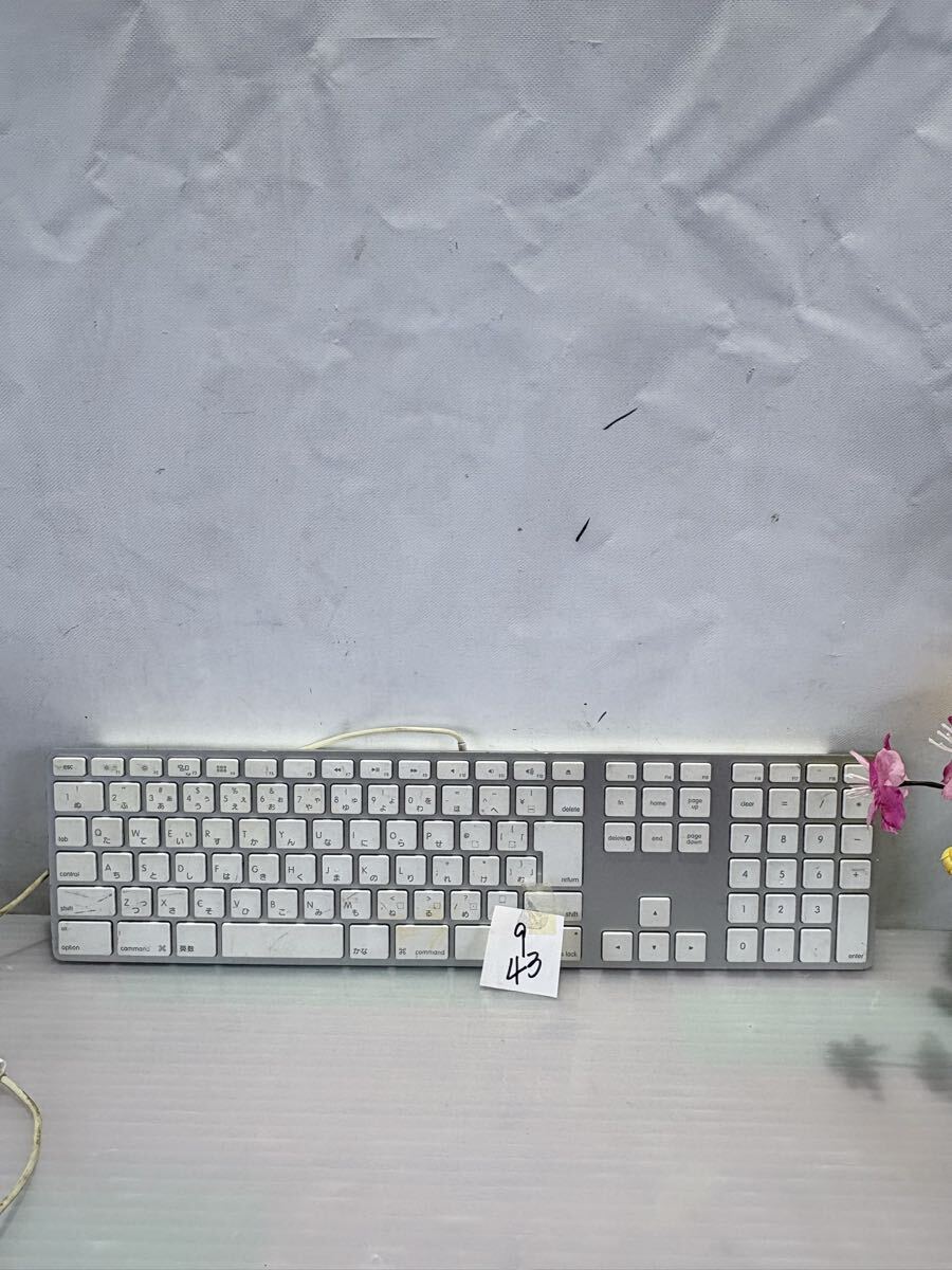 9/43 Apple Keyboard Model:A1243 日本語 USBキーボード