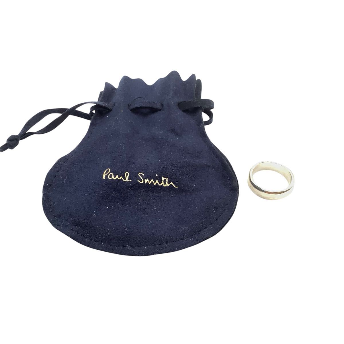 【正規品・袋付き】Paul Smith ポールスミス シルバーリング 約16〜17号　used 美品　ユニセックス