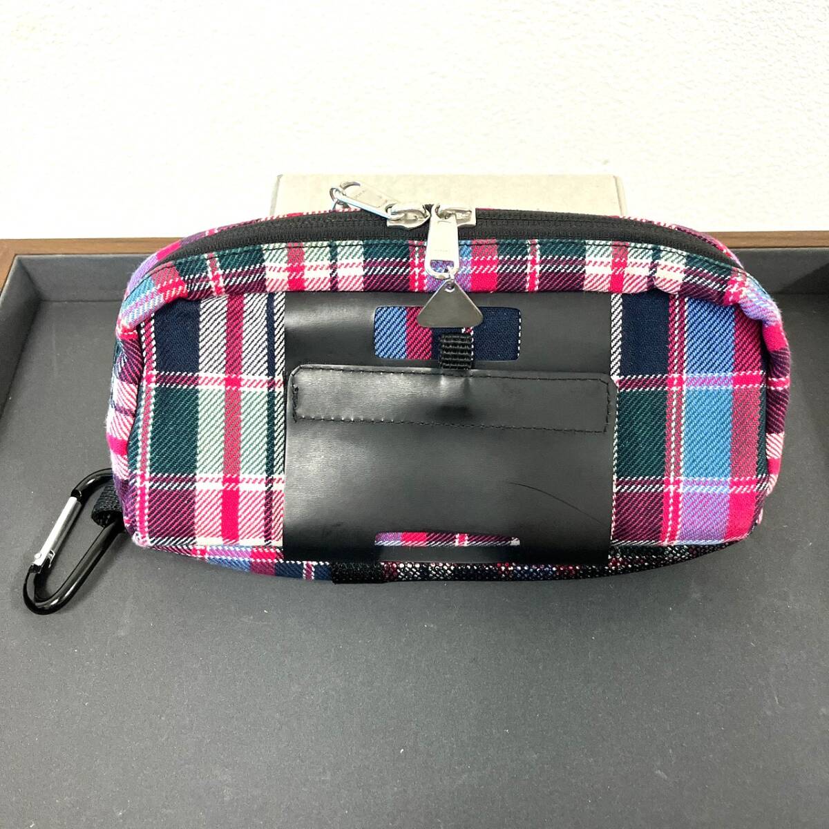 状態良好！ hide official goods LEMONeD レモネード タータンチェック ポーチ X JAPAN