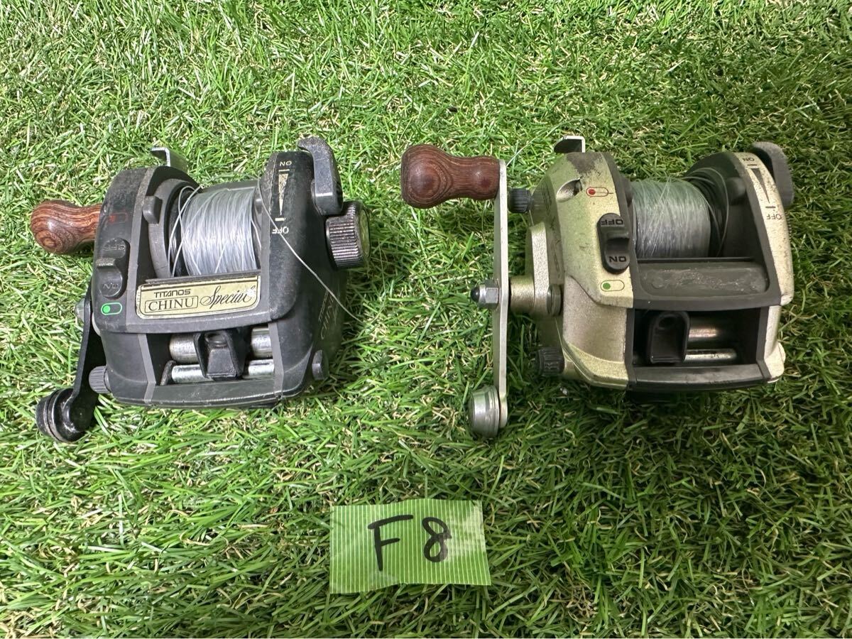 F8 SHIMANO CHINU Special 1000 GT1000 2台まとめ　中古リール　現状品