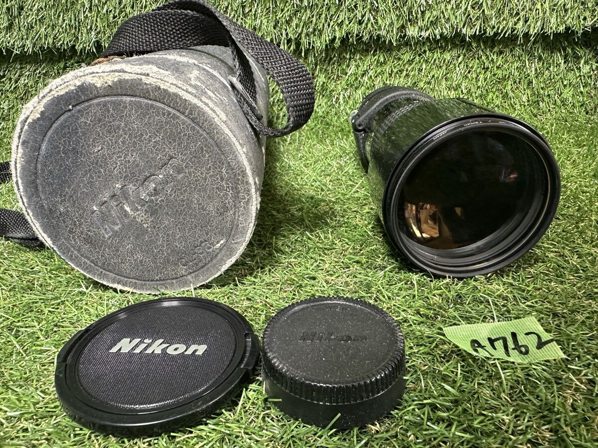 A762 Nikon 300mm 1:4.5F レンズ　ケース・Kenko SL-39レンズ付き　現状品