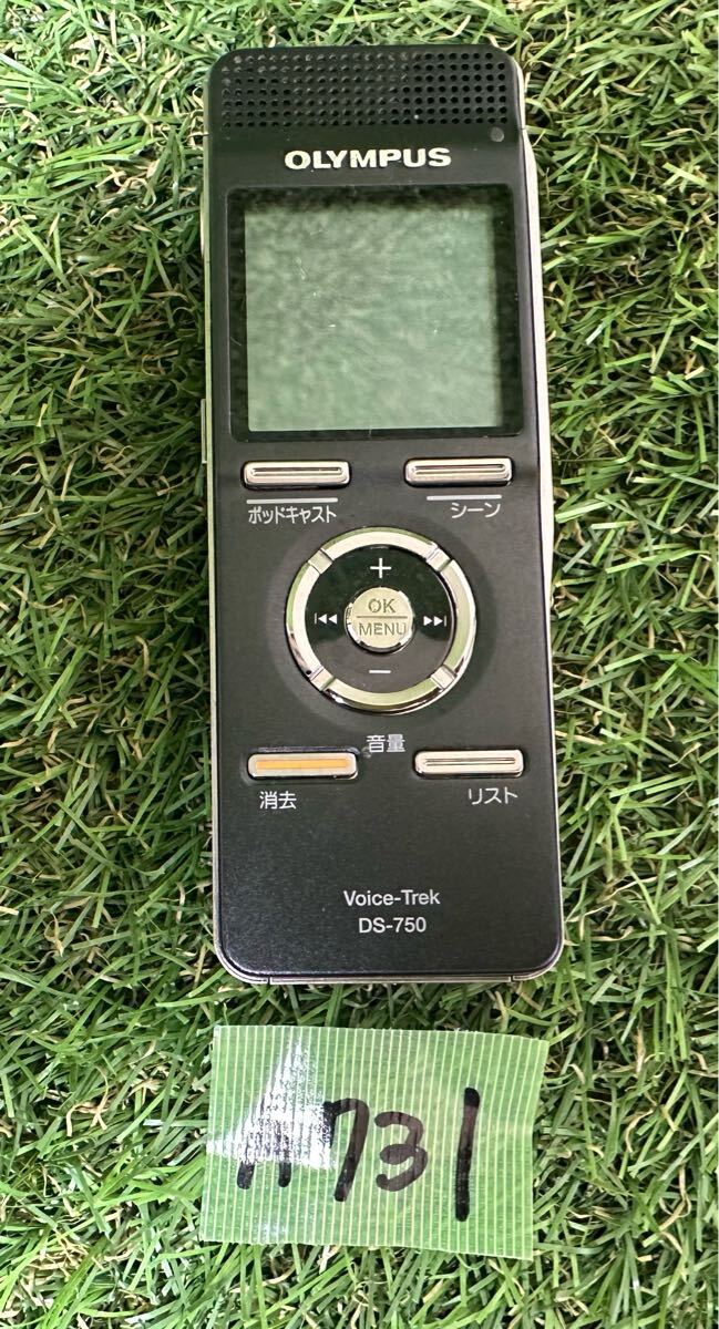A731 OLYMPUS DS-750 ICレコーダー　USB差し口通電可能、電池通電不可　ジャンク