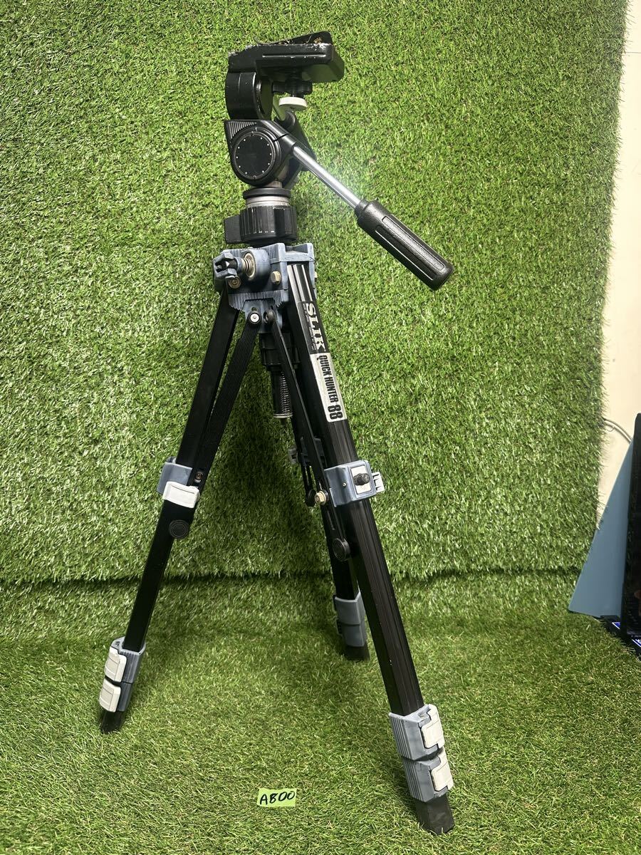 A800 SLIK QUICK HUNTER 88 カメラ　ビデオ 三脚　現状品