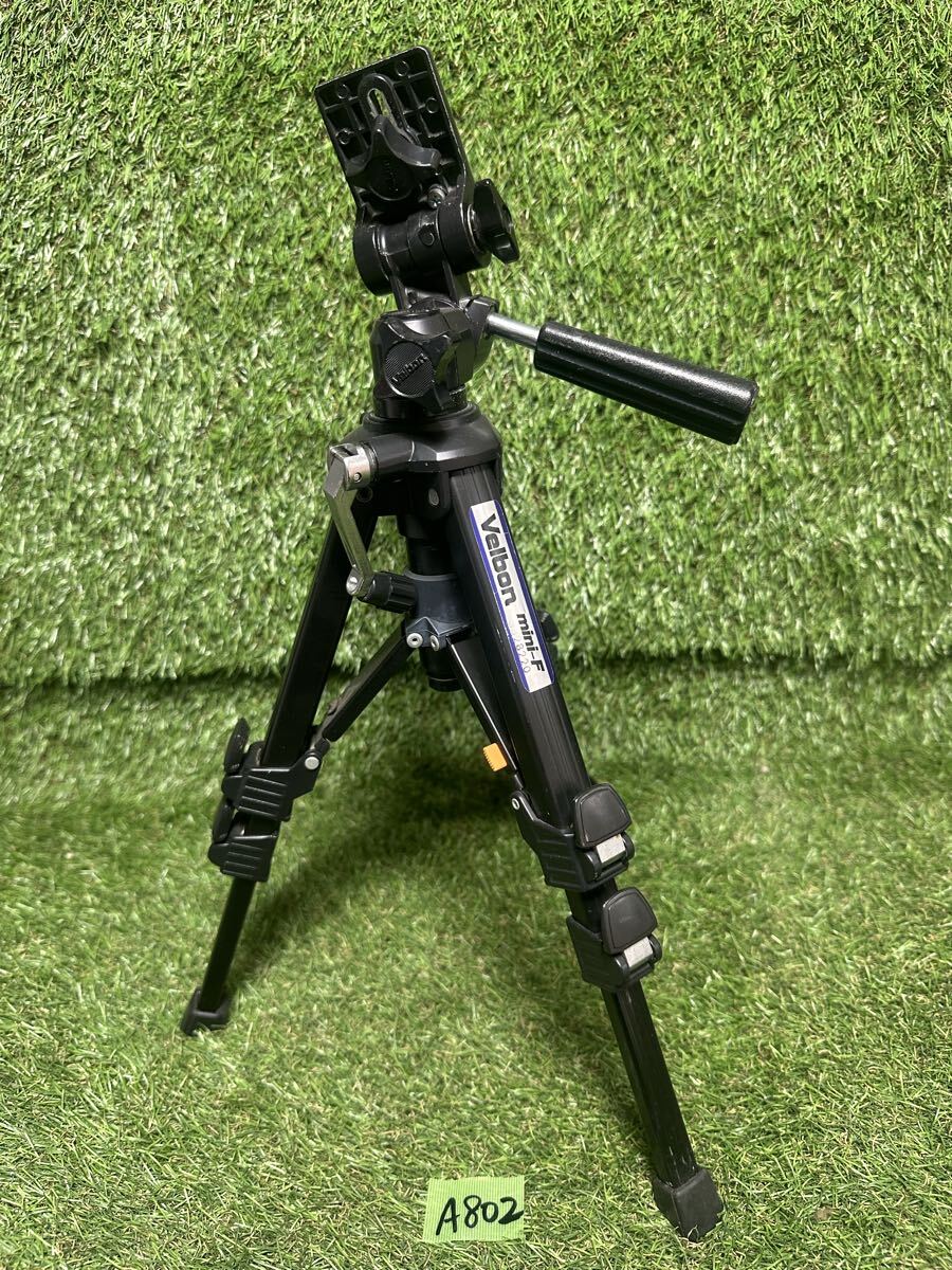 A802 Velbon mini-F カメラ　ビデオ　三脚 現状品