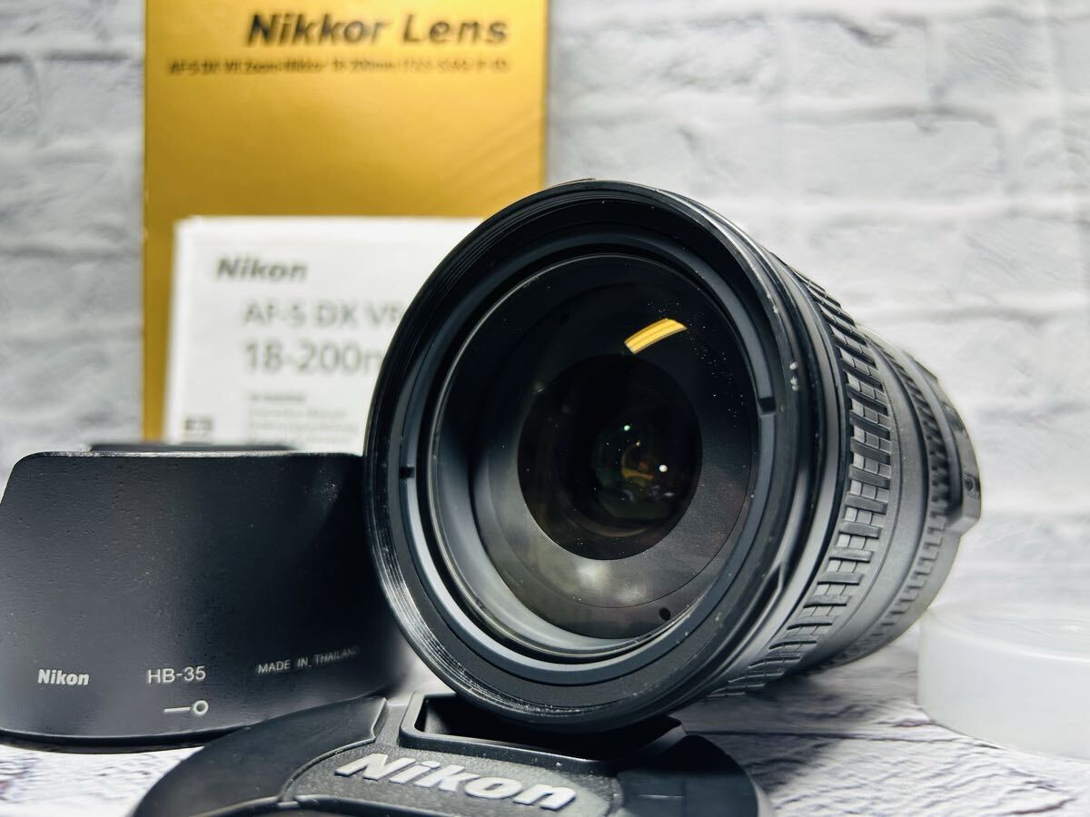 元箱付き Nikon ニコン AF-S NIKKOR 18-200mm 1:3.5-5.6G ED 