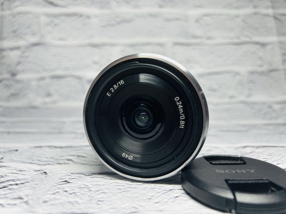 美品 SONY ソニー E 2.8/16 単焦点レンズ