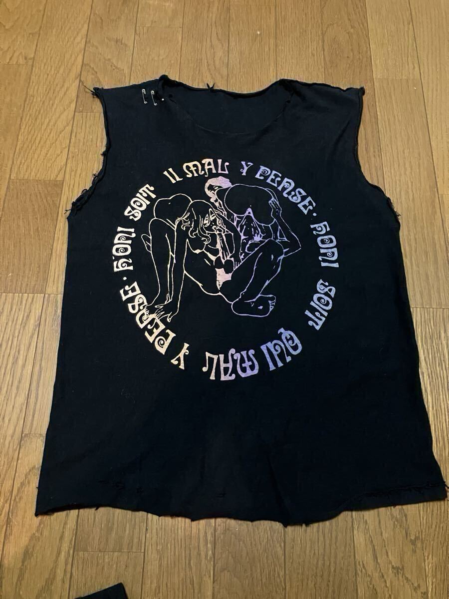 当時物 ビンテージ 1970年後半 Honi soit qui mal y pense 3P SEDITIONARIES セディショナリーズ Tシャツ SEX PISTOLS 検)PEEL&LIFT