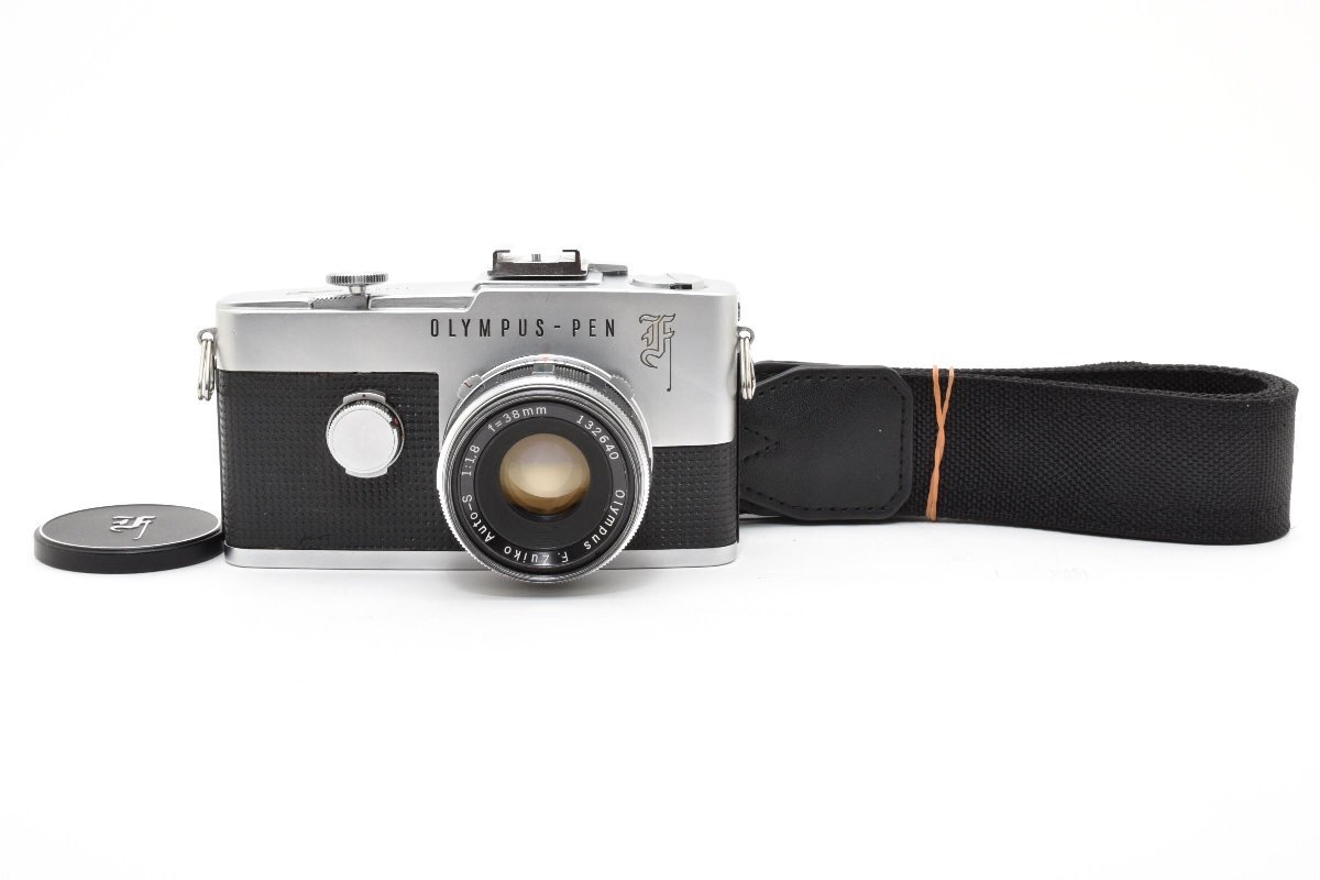 オリンパス OLYMPUS PEN-F レンズ F.Zuiko Auto-S 38mm f1.8　正常完動品