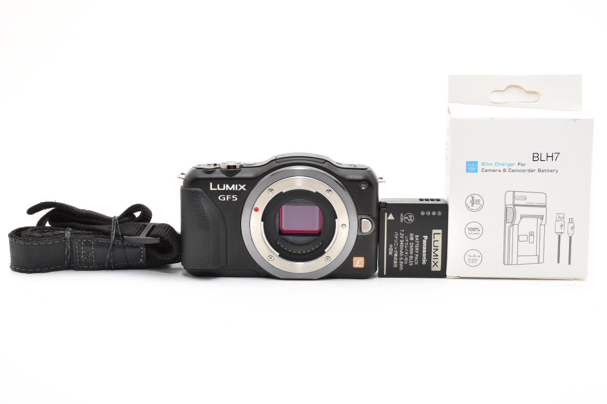 美品 Panasonic パナソニック LUMIX DMC-GF5 ボディ ミラーレス一眼カメラ ブラック