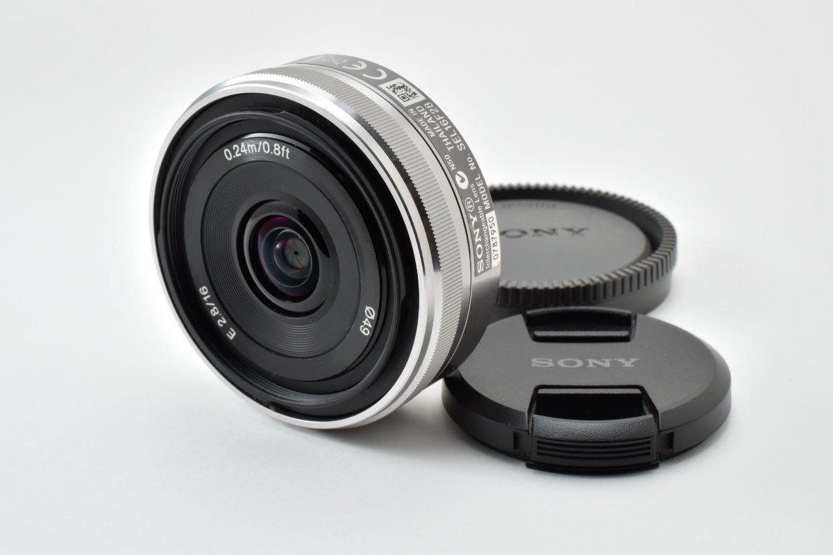 【美品】SONY SEL16F28 E 16mm F2.8 広角単焦点レンズ