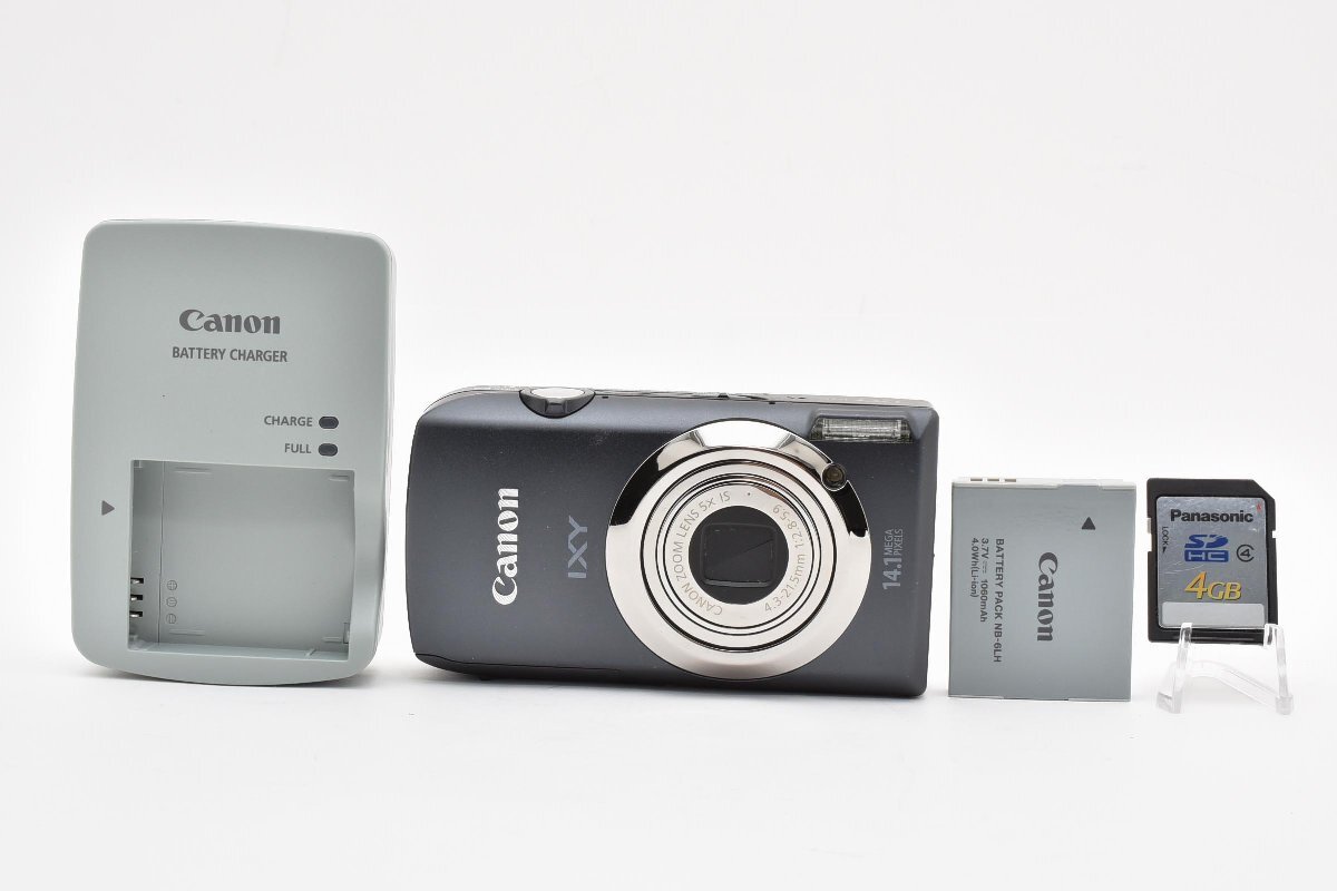 Canon デジタルカメラ IXY 10S ブラック 美品