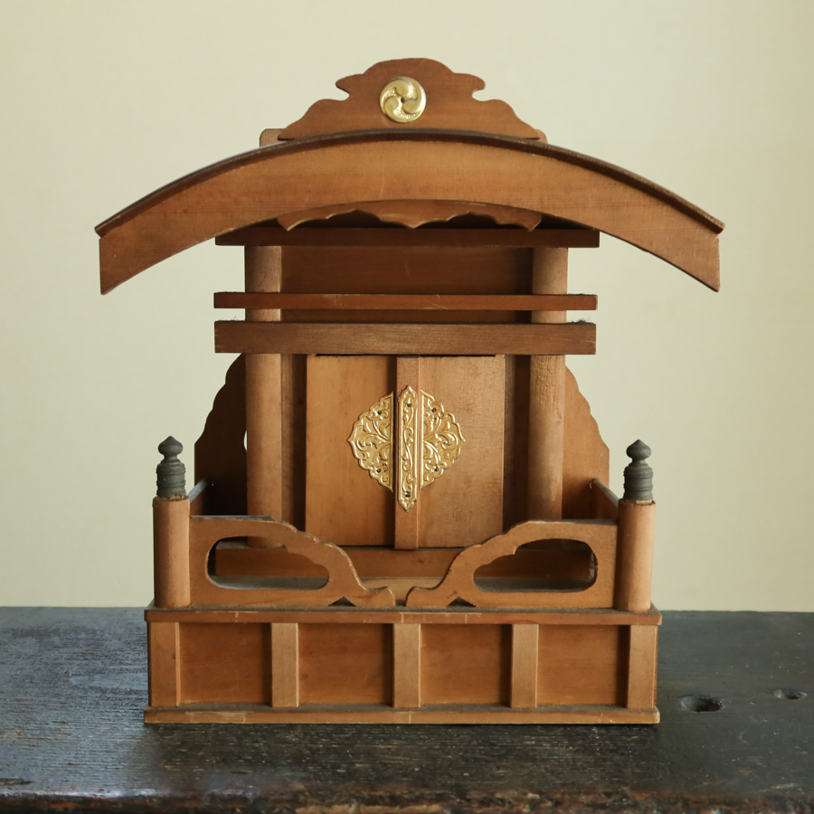 厨子 7　約21.5x29cm　御神仏のお祀り用に♪ 検) 仏像密教神道修験道仏教美術民間信仰和本古文書護符掛軸呪物