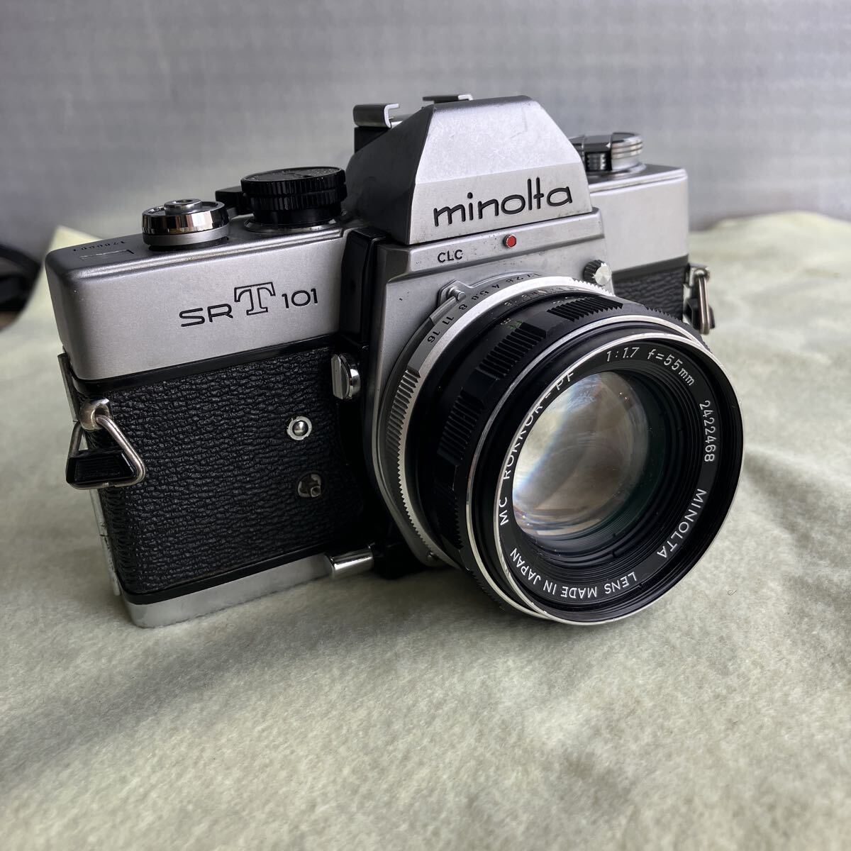 MINOLTA SRT101 MC ROKKOR-PF 1:1.7 f=55mm フィルムカメラ