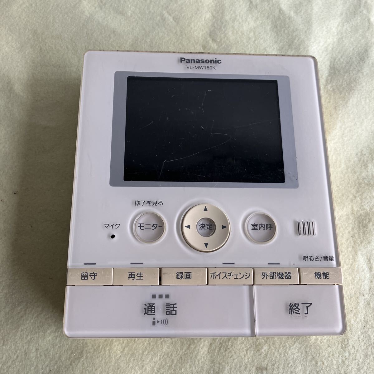 ♪Panasonic ドアホンVL-SW150K(中古)5インチ大画面　JUNK品