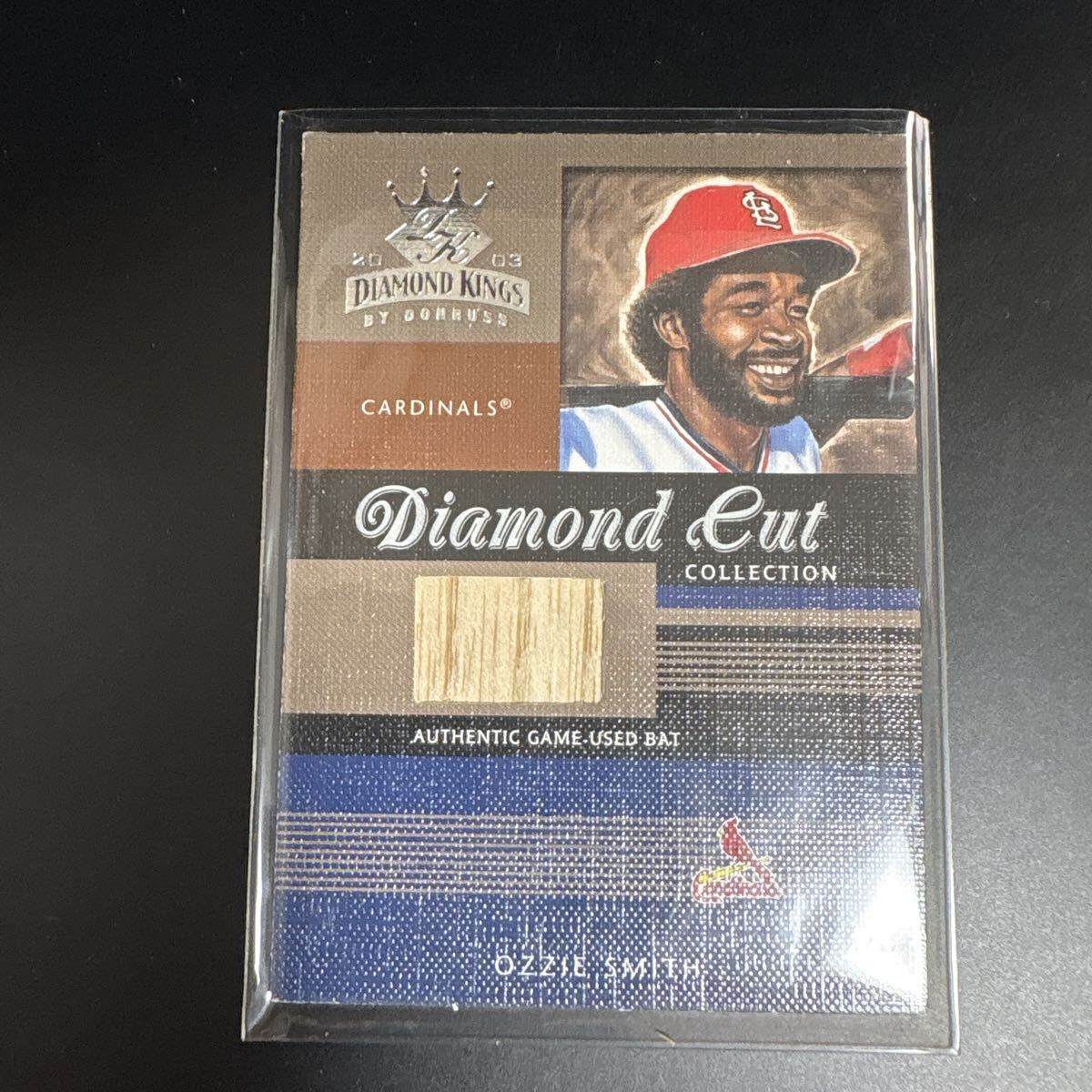 2003 Donruss Diamond Kings Ozzie Smith /450　450枚限定バットカード　オジースミス
