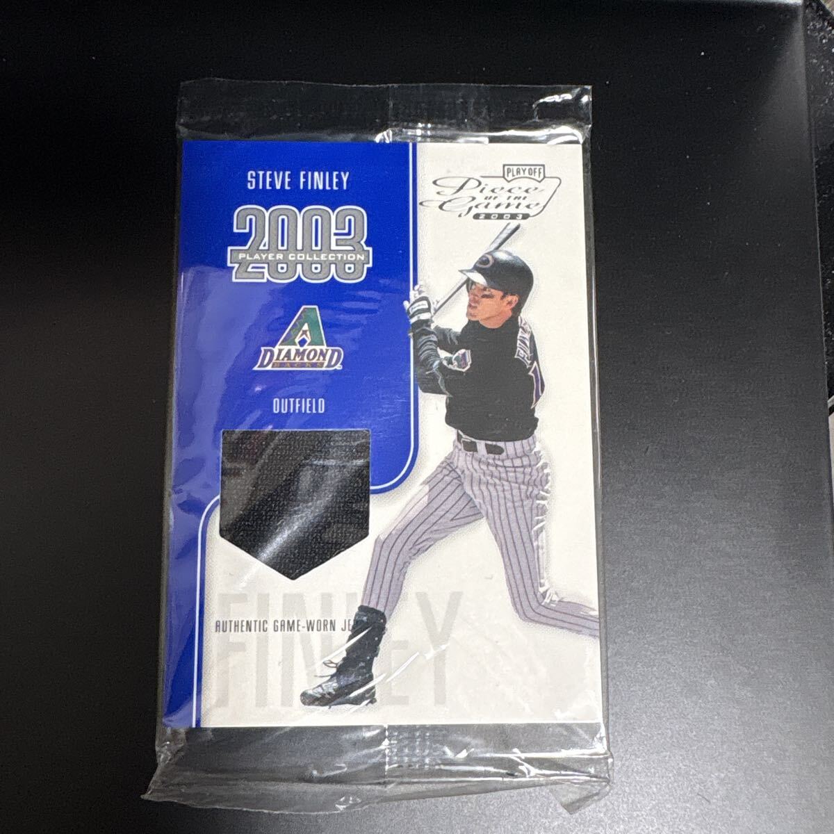STEVE FINLEY 2003 Playoff GU Jersey /100 100枚限定