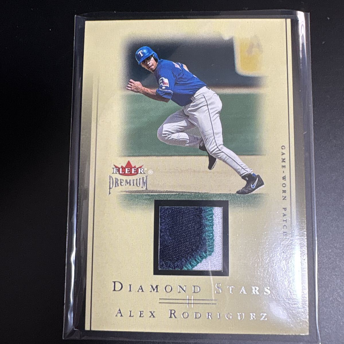 Alex Rodriguez 　2002 Fleer Premium Diamond Stars　 /75　７５枚限定 3 COLOR JERSEY PATCH！！