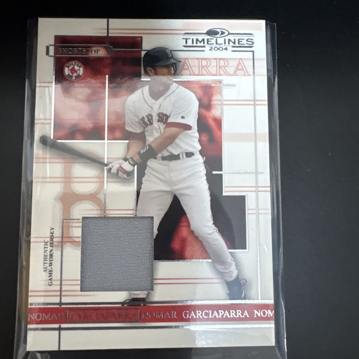 NOMAR GARCIAPARRA 2004 DONRUSS TIMELINES GAME USED JERSEY