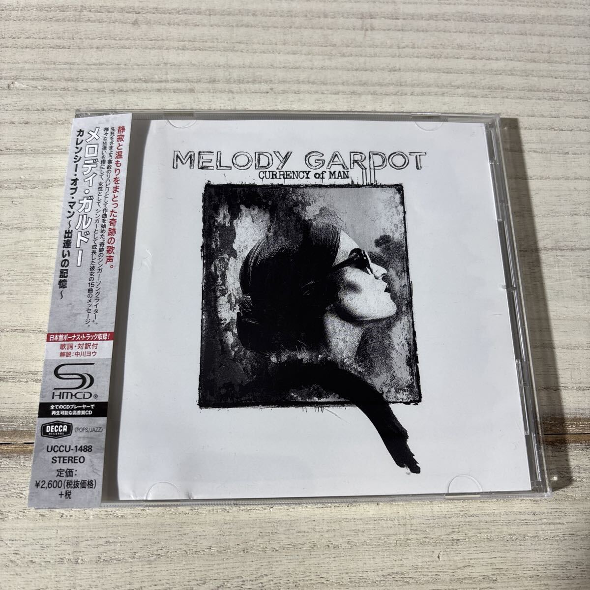 帯付 国内盤 SHM-CD メロディ・ガルドー Currency of Man UCCU-1488 カレンシー・オブ・マン ディスク良好 Melody Gardot