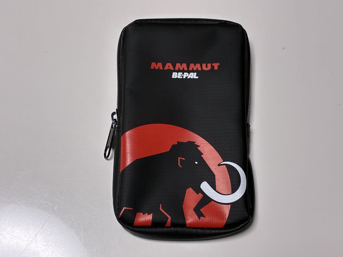 MAMMUT　マムート　BE-PAL コラボ　防滴ポーチ　アウトドア2WAYポーチ