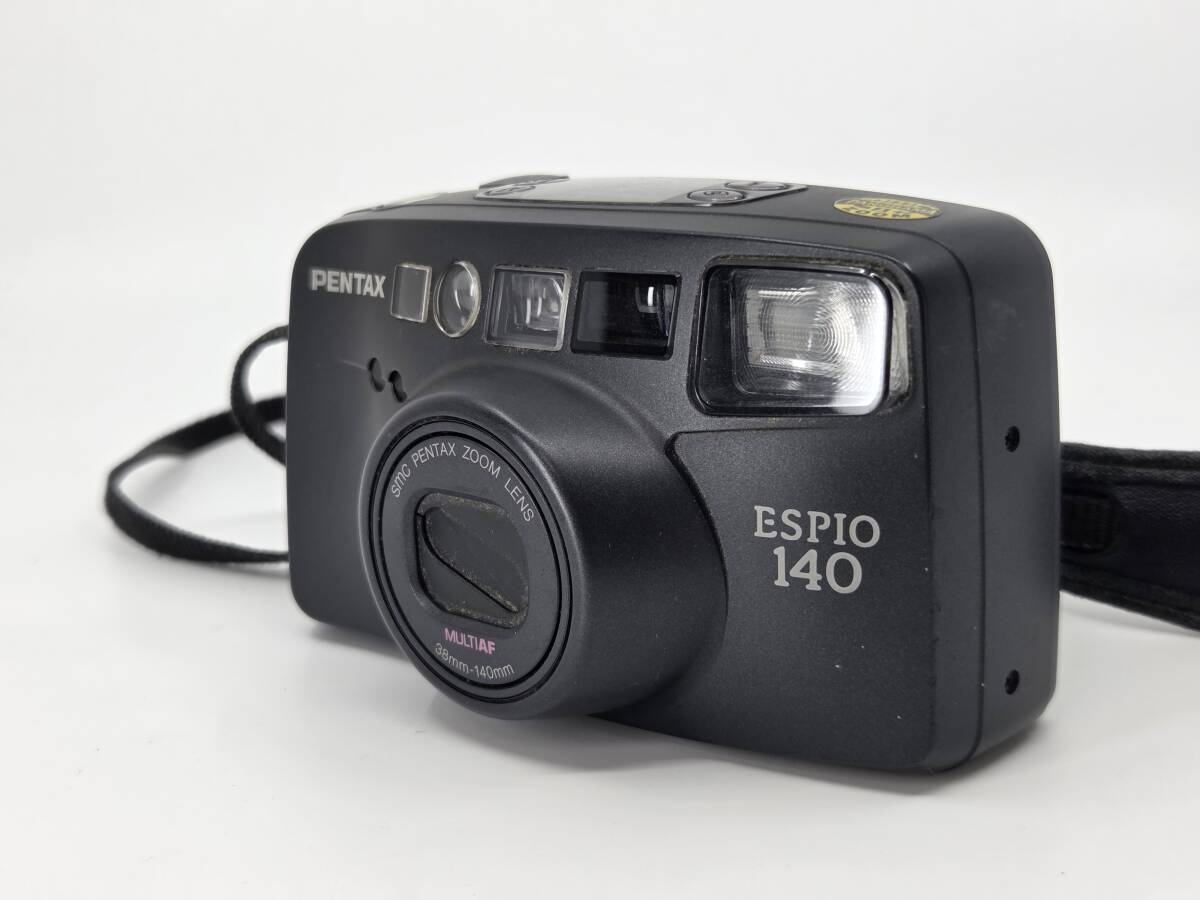 【美品】 PENTAX ESPIO 140 動作品 シャッター・フラッシュOK コンパクトフィルムカメラ