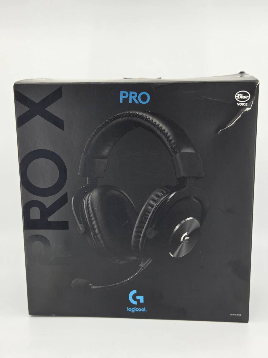【美品・イヤーパットスペア付き】ロジクール Logicool ヘッドセット PRO X Gaming Headset G-PHS-003　動作品　②