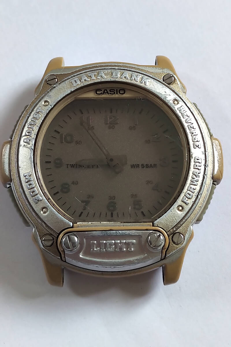 カシオ CASIO ABX-62 DATABANK データバンク ジャンク 日本製 アナデジ TWINCEPT 部品取りやレストアベース等に ヘッドのみ