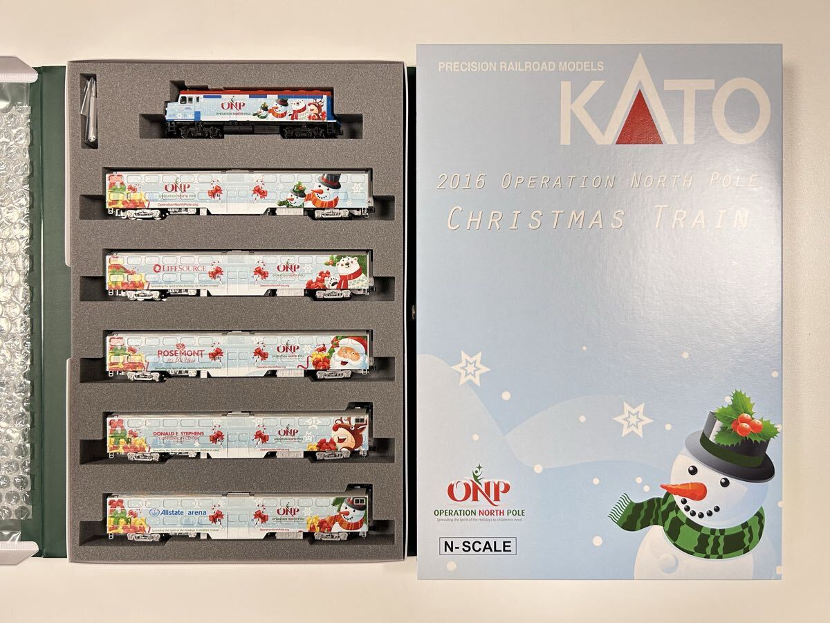 KATO 2016 OPERATION NORTH POLE クリスマストレイン 基本+増結セット 新品未使用 外国車両 鉄道模型 Nゲージ 限定品 最終値引