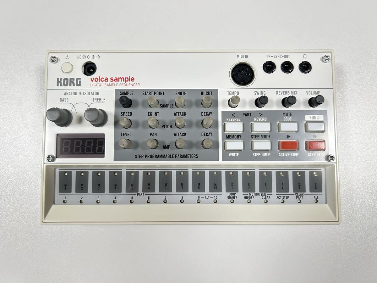 KORG volca sample デジタルサンプルシーケンサー サンプラー リズムマシン