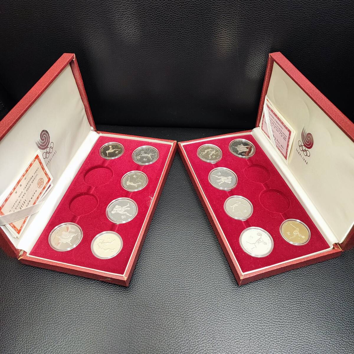 2セット★1988年 ソウルオリンピック 記念 プルーフ貨幣セット メダルなし 額面18000ウォン
