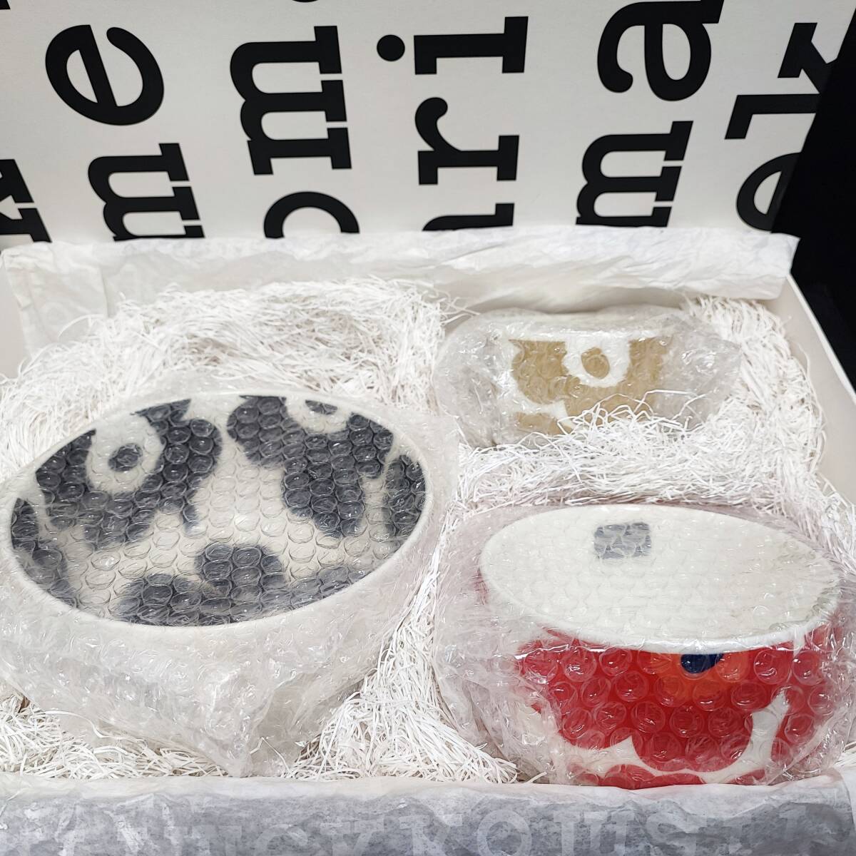 未使用3点★marimekko UNIKKO マリメッコ ウニッコ/花 サイズ違いボウル3点セット 250ml/500ml/900ml マリメッコ梱包箱 