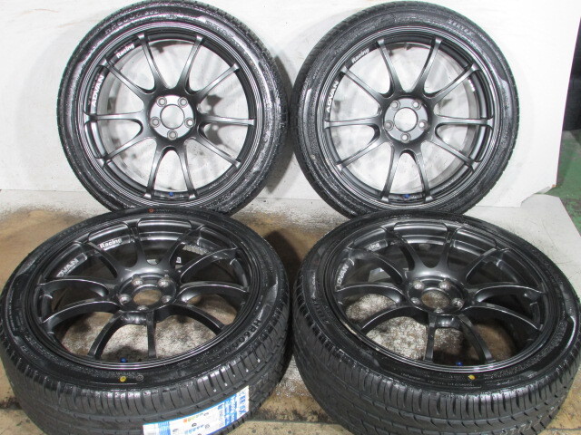 ☆ADVAN■RZ■アドバンRZ■100-5H/18-7.5J/+50■225/40R18■ZEETEX■未使用タイヤ■インプレッサ.プリウス.86.BR-Z.カローラツーリング.等